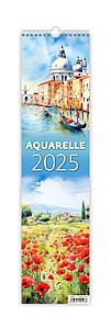 Aquarelle 2025, nástěnný kalendář - reklamní kalendáře