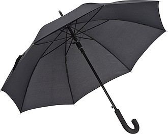 Automatický deštník 105x86,5cm, černý - reklamní deštníky