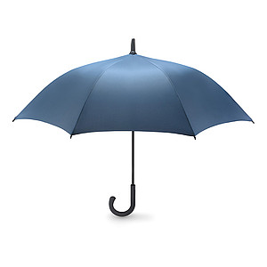 Automatický deštník 23", černá kovová konstrukce, modrý - reklamní deštníky