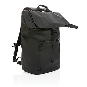 Batoh na laptop 15,6" z RPET, černý - tašky s vlastním potiskem
