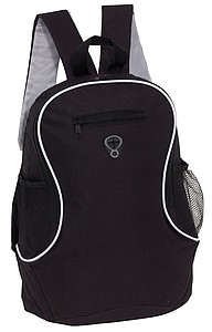 Batoh s malou přední kapsou, černý - reklamní předměty