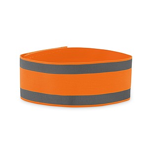 Bezpečnostní páska na ruku, oranžový - reflexní vesta s potiskem