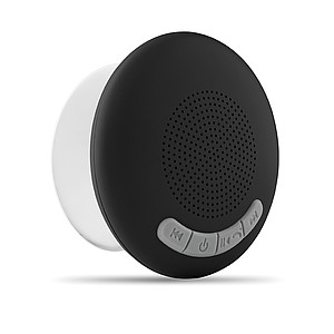 Bluetooth reproduktor do sprchy, černý - ekologické reklamní předměty