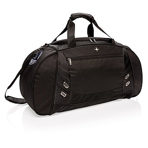 Cestovní sportovní taška, černá - tašky s potiskem
