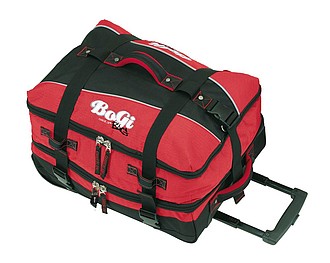 Cestovní taška na kolečkách, 48cm, červená - tašky s potiskem