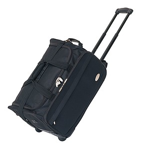Cestovní taška na kolečkách, černá - tašky s potiskem