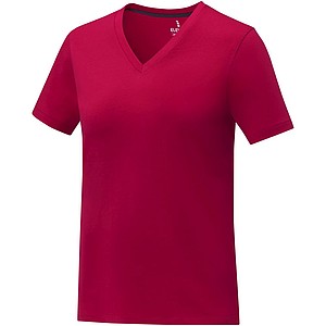 Dámské tričko Elevate SOMOTO, červené, vel. XL - dámská trička s vlastním potiskem