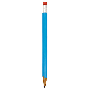 ENOCH Mikrotužka ve tvaru tužky, s gumou, modrá - tužky s potiskem