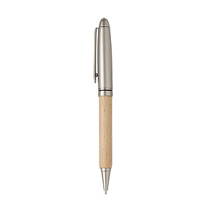 Kuličkové pero s modrou náplní v bambusovém obalu - ekologické reklamní předměty