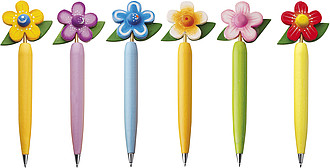 MAZZOLINO Flower kuličkové pero, různé druhy - propisky s potiskem