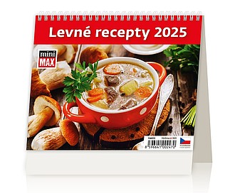 Minimax Levné recepty 2024, stolní kalendář - reklamní kalendáře