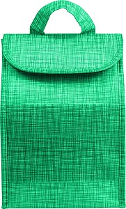 Obědová chladící taška z netkané textilie, zelená - reklamní předměty