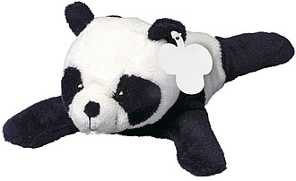 PANDA Plyšová hračka - panda s visačkou pro potisk - reklamní předměty
