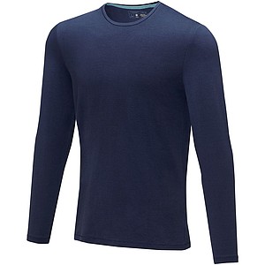 Pánské tričko s dlouhým rukávem Elevate PONOKA, námořně modré, vel. M - trička s potiskem