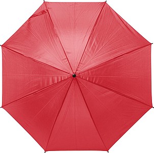 PITORESKO Klasický automatický deštník s rovnou rukojetí, pr. 105cm, červený - reklamní deštníky