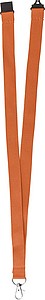 RAMON Šňůrka na krk RPET, oranžová - reklamní předměty