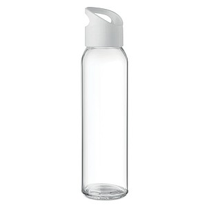 RIPUANA Skleněná láhev s plastovým uzávěrem, 470ml, bílá - reklamní předměty