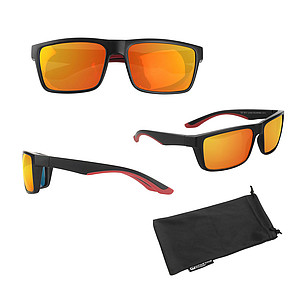 SCHWARZWOLF IRAVADI Sportovní polarizační brýle, černá - sluneční brýle s vlastním potiskem