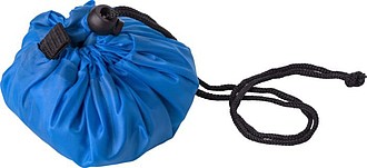Skládací sportovní taška z RPET, 210D nylon, modrá - ekologické reklamní předměty