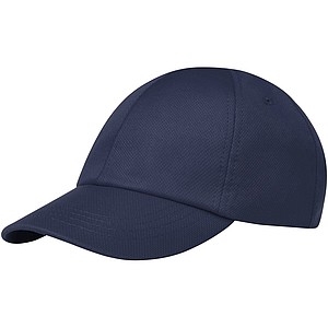 TERMINI Šestipanelová čepice s cool fit úpravou, námořní modrá - reklamní kšiltovky