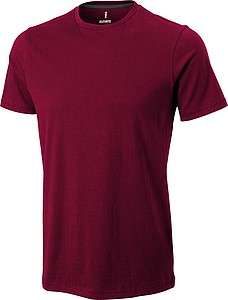 Tričko ELEVATE NANAIMO T-SHIRT vínová M - firemní trička s potiskem