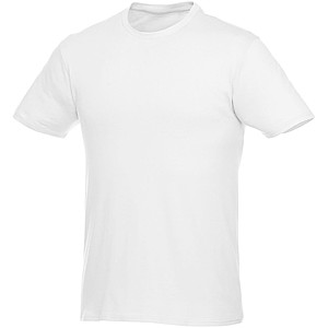 Tričko Heros s krátkým rukávem, unisex, bílá, M - firemní trička s potiskem