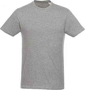 Tričko Heros s krátkým rukávem, unisex, šedá, XL - firemní trička s potiskem