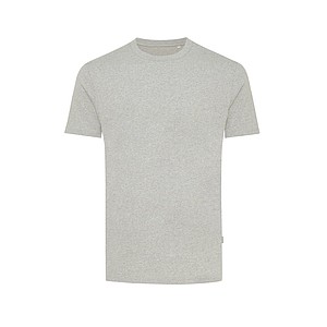 Unisex nebarvené tričko Iqoniq Manuel z recyklované bavlny, šedá melanž, M - firemní trička s potiskem