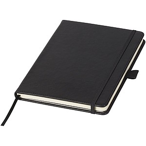 Vázaný zápisník (velikost A5), černá - reklamní zápisník